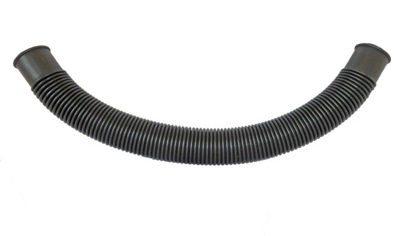 OKU Schlauch schwarz Ø 38 mm Länge 0,66 m f. Ø 500  mit 2 Edelstahlschlauchschellen 32-50 mm