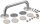 OKU Edelstahlgriff BADU Jet Smart/ Classic, 25 x 250 mm