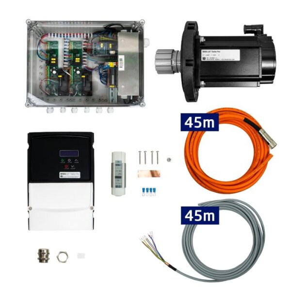OKU BADU Jet Turbo Antriebssatz, 45 m Kabel 1,20 kW 230 V