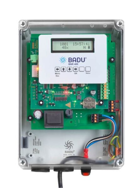 OKU BADU BNR 402 Niveauregulierung mit Sensor, 25 m Kabellänge und Magnetventil