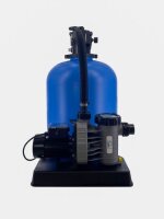 OKU Bali Timer Sandfilteranlage Ø 500 mm blau mit Aqua Plus 11 TIMER