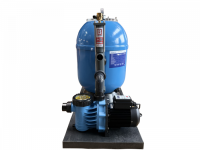 OKU GFK Sandfilteranlage Atlantica Ø 620 mm mit BESGO - Stangenventil 5-Wege | Rückspülventil und BADU Alpha ECO Soft Pumpe