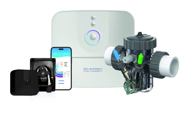 OKU OKU AuraSalt Pro Connect G60+ bis 150 m³ Beckenvolumen