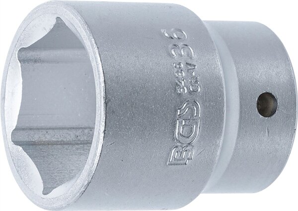 Steckschlüssel-Einsatz Sechskant | Antrieb Innenvierkant 20 mm (3/4") | SW 36 mm