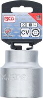 Steckschlüssel-Einsatz Sechskant | Antrieb Innenvierkant 20 mm (3/4") | SW 46 mm