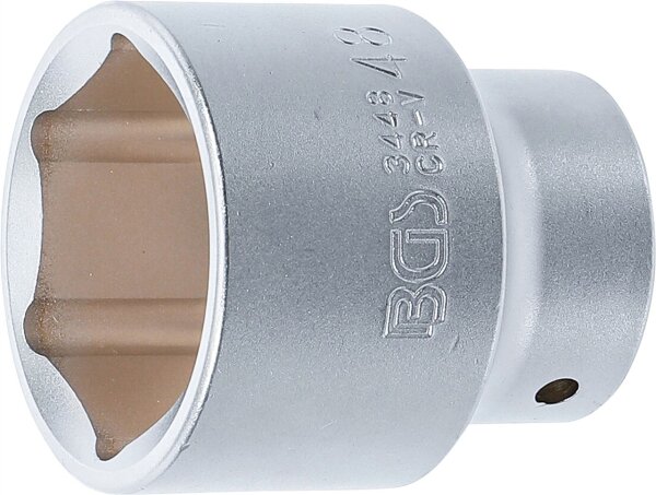 Steckschlüssel-Einsatz Sechskant | Antrieb Innenvierkant 20 mm (3/4") | SW 48 mm