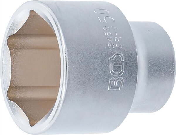 Steckschlüssel-Einsatz Sechskant | Antrieb Innenvierkant 20 mm (3/4") | SW 50 mm
