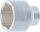 Steckschlüssel-Einsatz Sechskant | Antrieb Innenvierkant 20 mm (3/4") | SW 55 mm