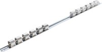 Aufsteckschiene mit 12 Clips | 20 mm (3/4")