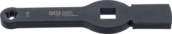 Schlag-Ringschlüssel | E-Profil (für Torx) | mit 2 Schlagflächen | SW E18