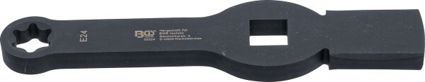Schlag-Ringschlüssel | E-Profil (für Torx) | mit 2 Schlagflächen | SW E24
