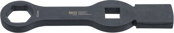 Schlag-Ringschlüssel | Sechskant | mit 2 Schlagflächen | SW 30 mm