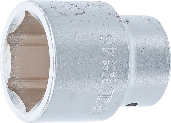 Steckschlüssel-Einsatz Sechskant | Antrieb Innenvierkant 25 mm (1") | SW 46 mm