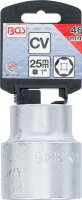Steckschlüssel-Einsatz Sechskant | Antrieb Innenvierkant 25 mm (1") | SW 46 mm