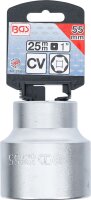 Steckschlüssel-Einsatz Sechskant | Antrieb Innenvierkant 25 mm (1") | SW 55 mm