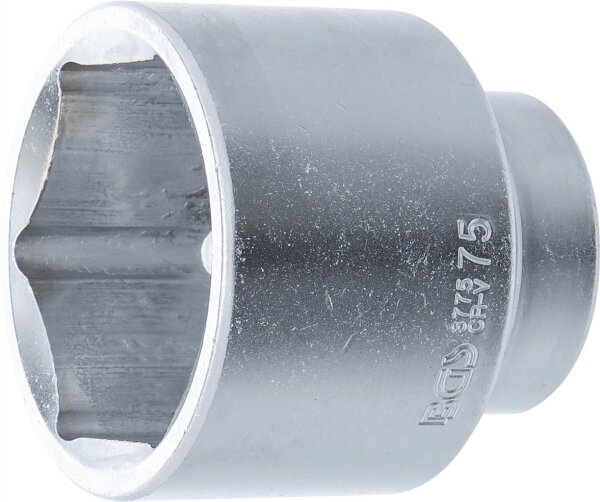 Steckschlüssel-Einsatz Sechskant | Antrieb Innenvierkant 25 mm (1") | SW 75 mm