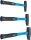 Schlosserhammer-Satz | Fiberglasstiel | DIN 1041 | 300 / 500 / 800 g | 3-tlg.