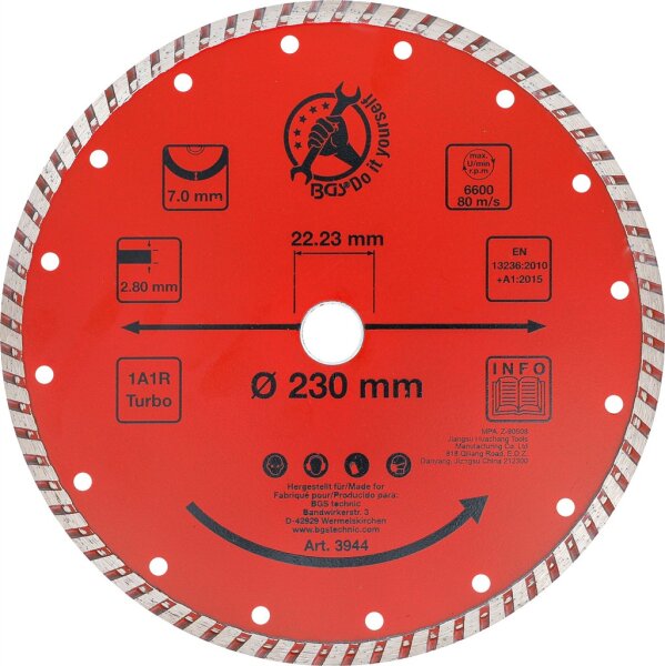 Turbo-Trennscheibe | Ø 230 mm