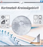 Hartmetall-Kreissägeblatt | Ø 254 x 30 x 3,2 mm | 40 Zähne