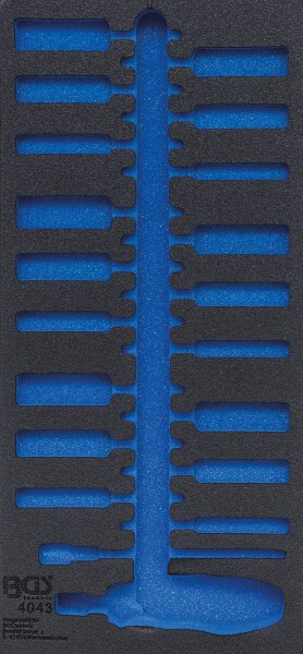 Werkstattwageneinlage 1/3 | leer | für Art. 4043