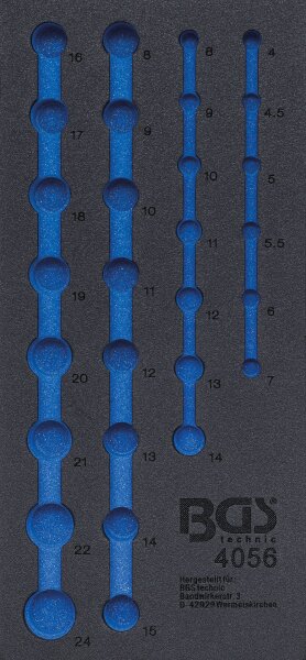 Werkstattwageneinlage 1/3 | leer | für Art. 4056