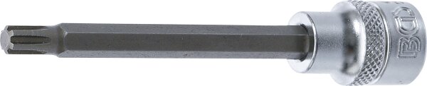 Bit-Einsatz | Länge 100 mm | Antrieb Innenvierkant 10 mm (3/8") | Keil-Profil (für RIBE) M6