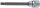 Bit-Einsatz | Länge 100 mm | Antrieb Innenvierkant 10 mm (3/8") | Keil-Profil (für RIBE) M6