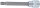 Bit-Einsatz | Länge 100 mm | Antrieb Innenvierkant 10 mm (3/8") | Keil-Profil (für RIBE) M7