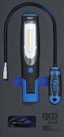 Werkstattwageneinlage 1/3: Handlampe und Magnetheberlampe...