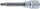 Bit-Einsatz | Länge 100 mm | Antrieb Innenvierkant 12,5 mm (1/2") | Keil-Profil (für RIBE) M6