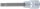 Bit-Einsatz | Länge 100 mm | Antrieb Innenvierkant 12,5 mm (1/2") | Keil-Profil (für RIBE) M8