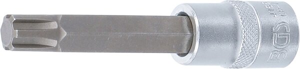 Bit-Einsatz | Länge 100 mm | Antrieb Innenvierkant 12,5 mm (1/2") | Keil-Profil (für RIBE) M12
