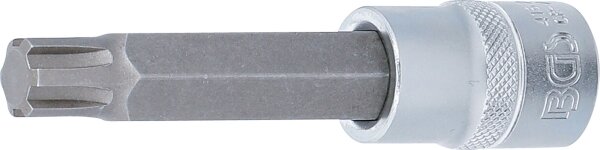 Bit-Einsatz | Länge 100 mm | Antrieb Innenvierkant 12,5 mm (1/2") | Keil-Profil (für RIBE) M13
