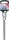 Bit-Einsatz | Länge 140 mm | Antrieb Innenvierkant 12,5 mm (1/2") | Keil-Profil (für RIBE) M8