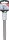 Bit-Einsatz | Länge 140 mm | Antrieb Innenvierkant 12,5 mm (1/2") | Keil-Profil (für RIBE) M13