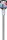 Bit-Einsatz | Länge 200 mm | Antrieb Innenvierkant 12,5 mm (1/2") | Keil-Profil (für RIBE) M12