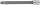 Bit-Einsatz | Länge 200 mm | Antrieb Innenvierkant 12,5 mm (1/2") | Keil-Profil (für RIBE) M13