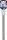 Bit-Einsatz | Länge 200 mm | Antrieb Innenvierkant 12,5 mm (1/2") | Keil-Profil (für RIBE) M14