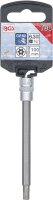 Bit-Einsatz | Länge 100 mm | Antrieb Innenvierkant 6,3 mm (1/4") | T-Profil (für Torx) mit Bohrung T30