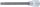 Bit-Einsatz | Länge 140 mm | Antrieb Innenvierkant 12,5 mm (1/2") | Innensechskant 7 mm
