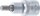Bit-Einsatz | Antrieb Innenvierkant 12,5 mm (1/2") | Innensechskant 6 mm