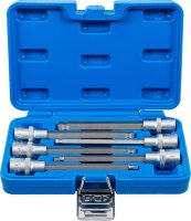 Bit-Einsatz-Satz | Antrieb Innenvierkant 12,5 mm (1/2") | Innensechskant mit Kugelkopf 5 - 12 mm | 6-tlg.