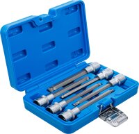 Bit-Einsatz-Satz | Antrieb Innenvierkant 12,5 mm (1/2") | Innensechskant mit Kugelkopf 5 - 12 mm | 6-tlg.