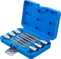 Bit-Einsatz-Satz | Antrieb Innenvierkant 12,5 mm (1/2") | Innensechskant mit Kugelkopf 5 - 12 mm | 6-tlg.