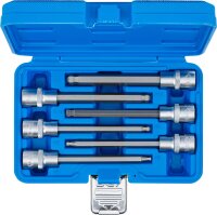 Bit-Einsatz-Satz | Antrieb Innenvierkant 12,5 mm (1/2") | Innensechskant mit Kugelkopf 5 - 12 mm | 6-tlg.