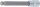 Bit-Einsatz | Länge 140 mm | Antrieb Innenvierkant 12,5 mm (1/2") | Innensechskant mit Kugelkopf 12 mm