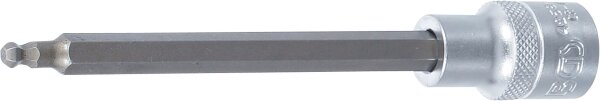 Bit-Einsatz | Länge 140 mm | Antrieb Innenvierkant 12,5 mm (1/2") | Innensechskant mit Kugelkopf 5 mm