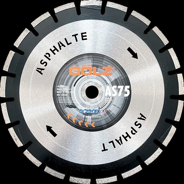 Gölz  AS75 Ø450 mm  Asphalt Premium - Lasergeschweißt