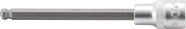 Bit-Einsatz | Länge 140 mm | Antrieb Innenvierkant 12,5 mm (1/2") | Innensechskant mit Kugelkopf 8 mm