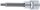 Bit-Einsatz | Länge 100 mm | Antrieb Innenvierkant 12,5 mm (1/2") | Innensechskant 5 mm